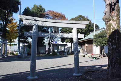 熊野神社東の鳥居