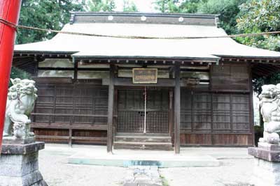 中野谷神社拝殿