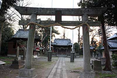 勝呂神社二の鳥居
