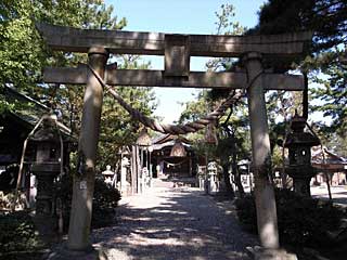 花井方熊野神社鳥居