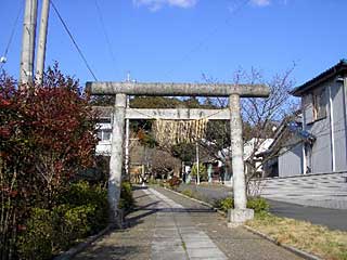 三熊野神社一の鳥居