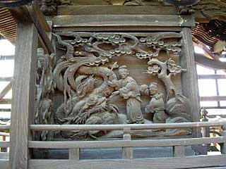 熊野神社本殿彫り物
