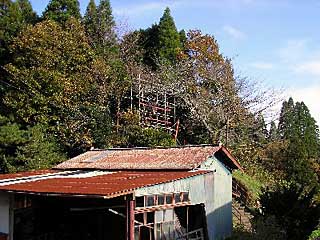 川谷熊野神社遠景
