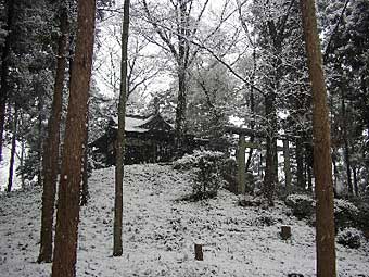 熊野神社雪景色