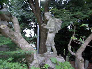 熊野神社二宮尊徳像