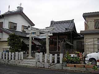 熊野山神社遠景